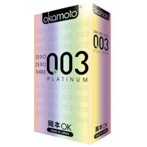 Okamoto - 003 Platinum Condom 10S