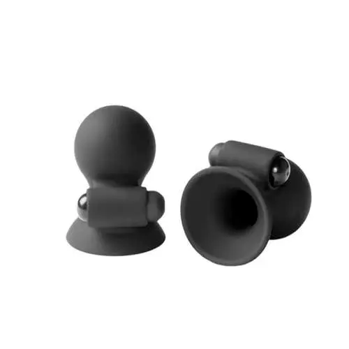 Black Dragon - Vibrating Nipple Suckers 2 Black