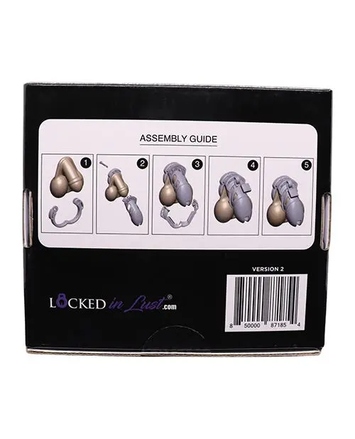 Locked In Lust - The Vice Mini V2 Chastity Device (Clear)