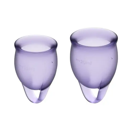 Satisfyer - Feel Confident 2-pc Menstrual Cup Purple