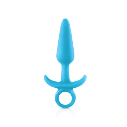 Firefly - Prince Small Glow in the Dark SIlicone Anal Plug (Blue)