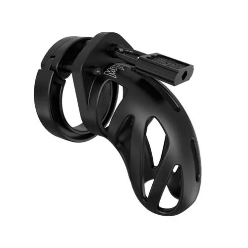 ManCage - Model 24 Chastity Cock Cage 3.5-inches Black