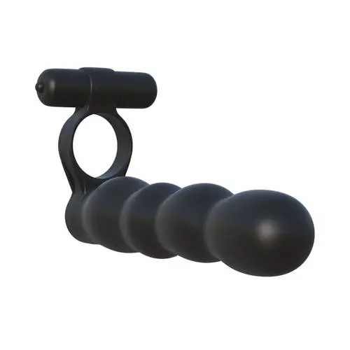 Fantasy C Ringz - Posable Partner Double Penetrator with Vibrating Waterproof Bullet and Remote Control