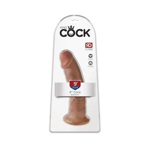 King Cock - 9-inch Realistic Cock With Suction Cup Sun Tanned