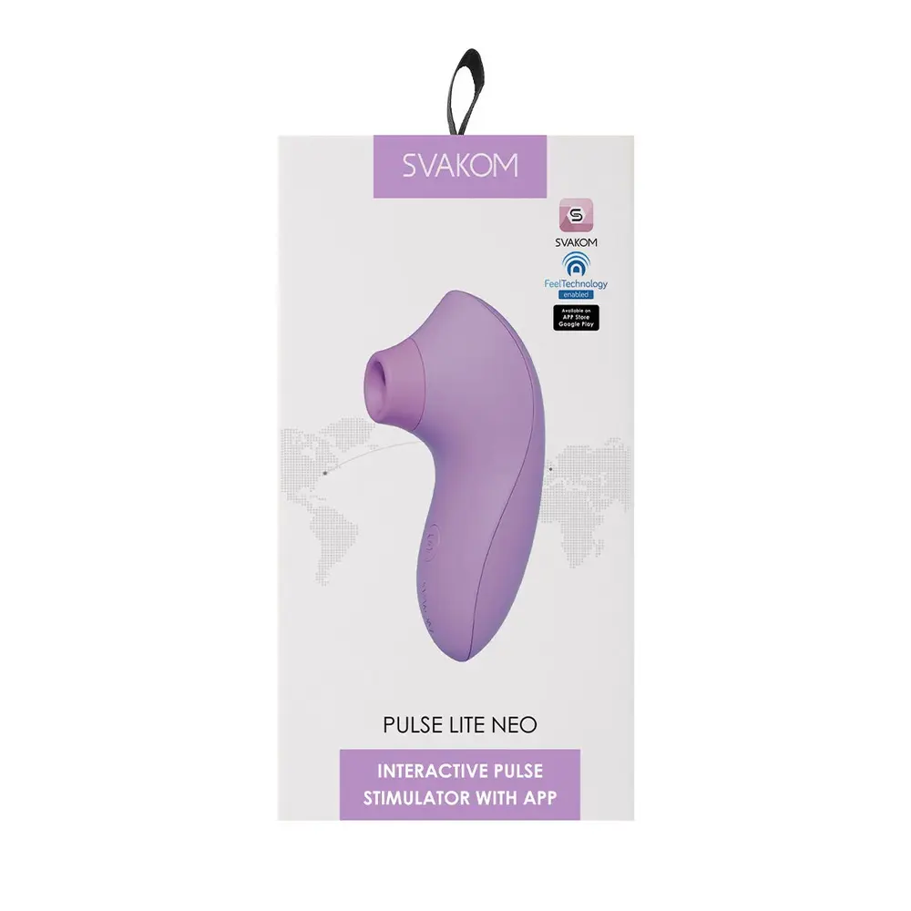 Svakom - Pulse Lite App-Controlled Neo Clitoral Stimulator Lavender