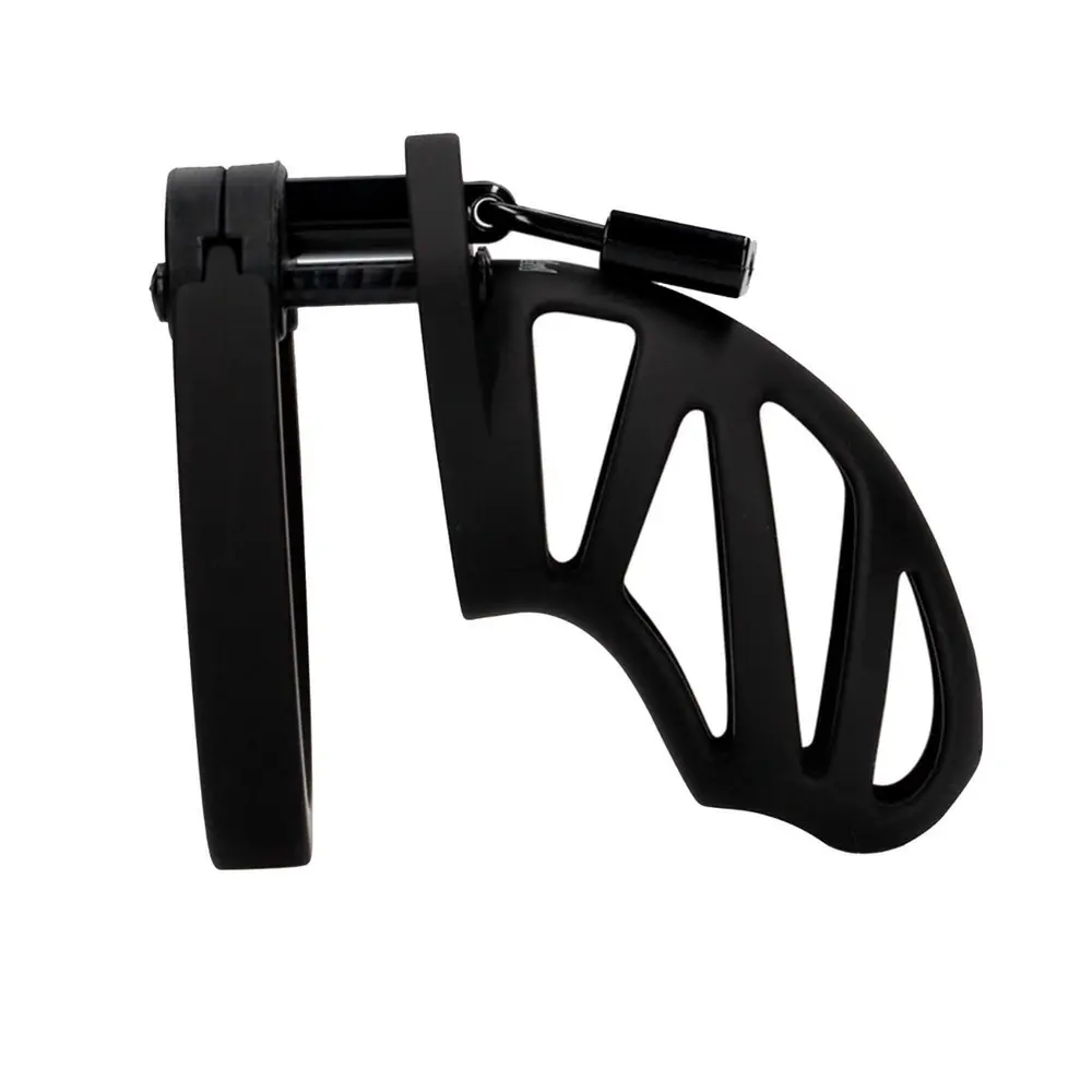 ManCage - Model 24 Chastity Cock Cage 3.5-inches Black