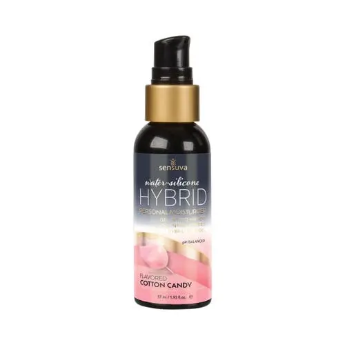 Sensuva - Hybrid Moisturizer Cotton Candy Flavored Lubricant 57ml