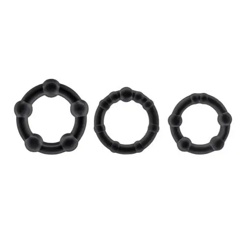 Stay Hard - Beaded Cock Rings 3 Pack