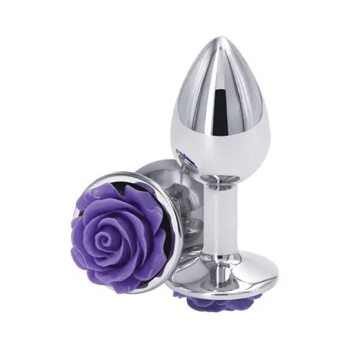 NS Novelties - Rear Assets Anal Plug Small Purple Rose