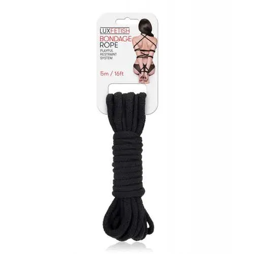 Lux Fetish - Bondage Rope 5 Meters Black