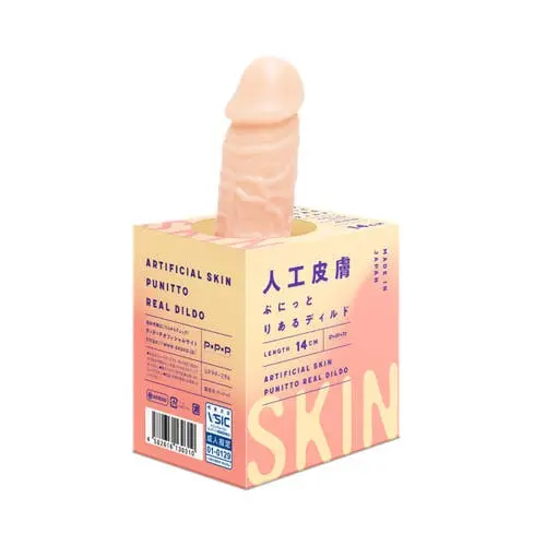 PPP Japan - Punitto Real Dildo Artificial Skin 5.5-inch Realistic Beginner-Friendly Dong with Balls