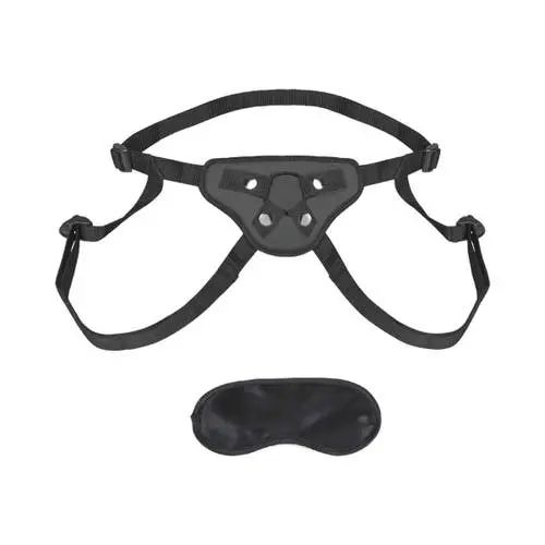 Lux Fetish - Beginners Strap On Harness with Blindfold