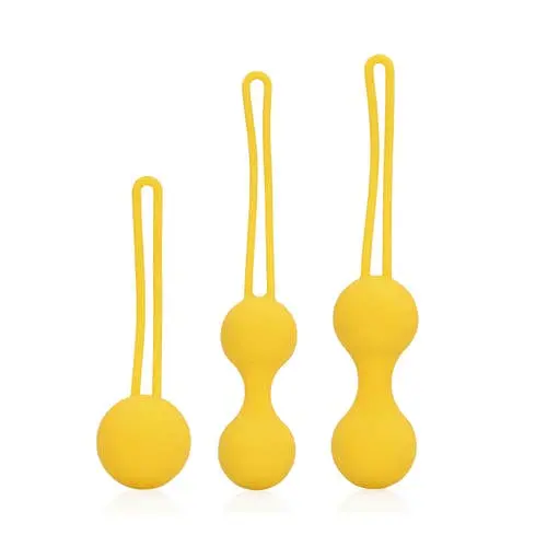 Loveline - Kegel Ball Exercise Set of 3 Lemonade Yellow