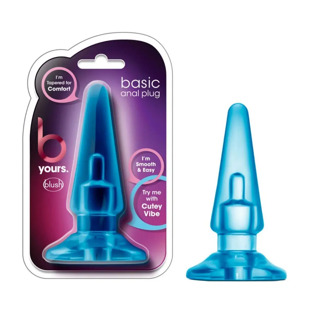 B Yours - Basic Anal Plug Blue