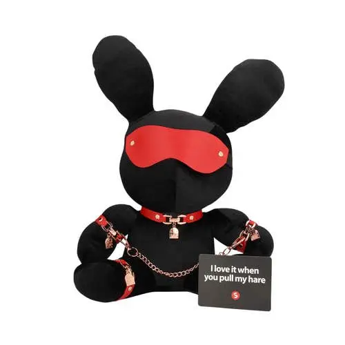 S-Line - Rabbit Velvet Plushie with Restraint Accessory Large