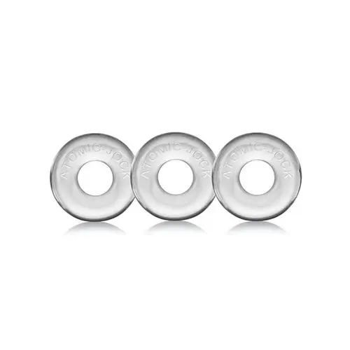Oxballs - Ringer Donut Cock Ring Pack of 3 (Clear)