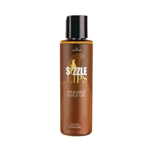 Sensuva - Sizzle Lips Warming Edible Flavoured Gel Salted Caramel 125 ml