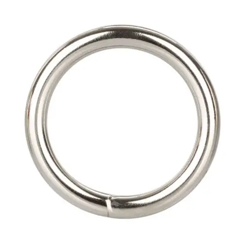Calexotics - 1.5-inch Metal Silver Cock Ring Medium