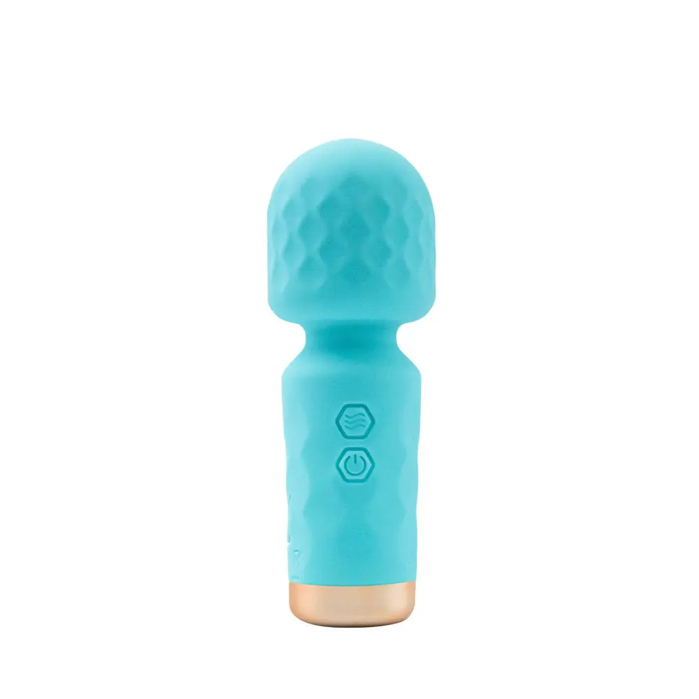 M'Lady - Mini Vibrating Wand Silicone Teal
