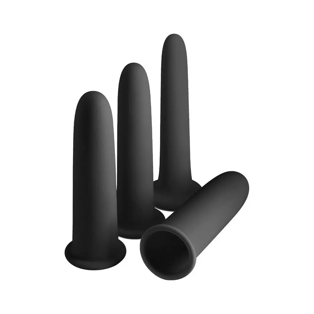 Renegade - Gliders 4-pc Stackable Silicone Dilator Set