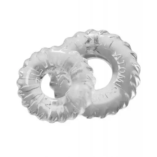 Oxballs - TruckT Cock and Ball Enhancement Ring Pack of 2 (Clear)