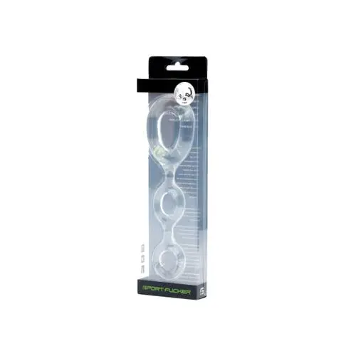 Sport Fucker - 3 Way Cock and Ball Ring (Clear)