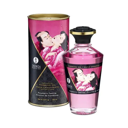 Shunga - Aphrodisiac Warming Oil Raspberry Feeling 3.5oz