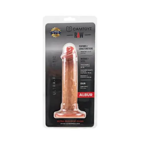 Camtoyz - Raw Albur 7.8-in Ultra Realistic Silicone Dildo