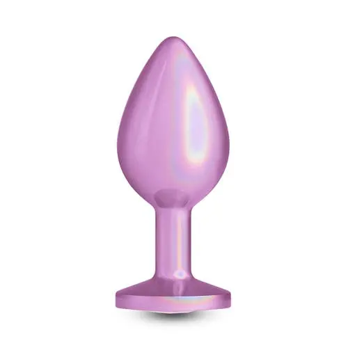 Ns Novelties - Rear Asset Iridescent Medium Metal Anal Plug Pink