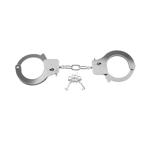 Fetish Fantasy Series - Designer Metal Handcuffs (Silver)