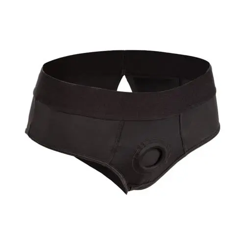 Boundless - Backless Harness Brief with O-ring Black L/XL