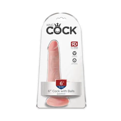 King Cock - Realistic 6-inch Cock With Balls