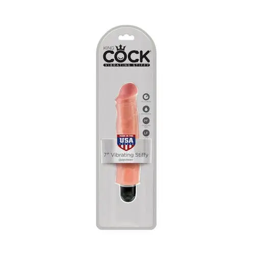 King Cock - 7 inches Vibrating Stiffy