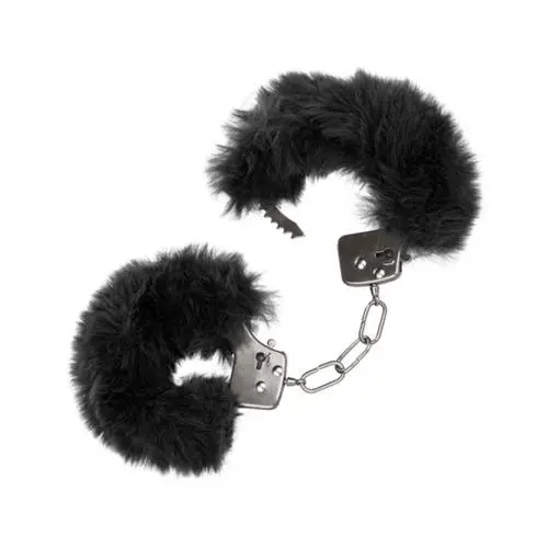 Calexotics - Ultra Fluffy Furry Cuffs Bondage Handcuffs (Black)
