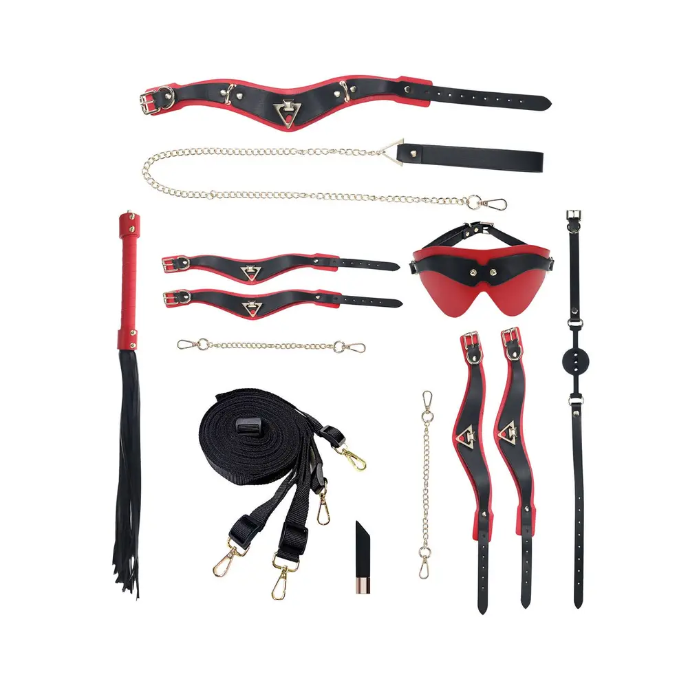 Ouch - Milan Collection 8-piece Bondage Kit with Bag