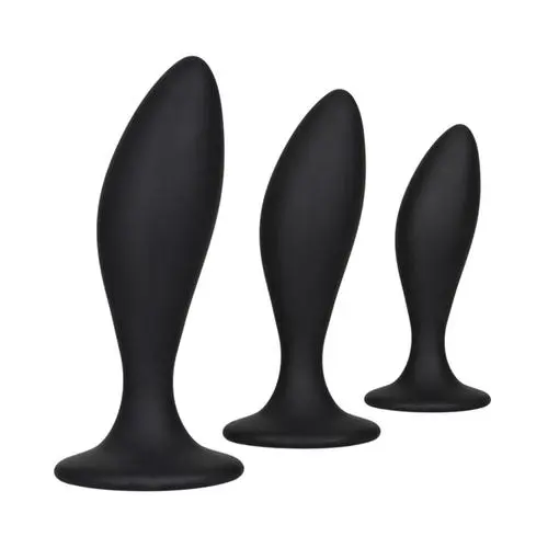 Calexotics - Silicone Anal Curve Training Kit Black