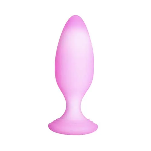 Softies - 4-in Silicone Anal Plug Pink