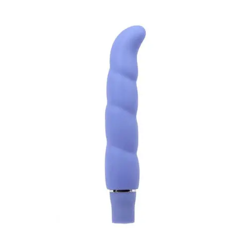 Luxe - Purity G Silicone 6.25-inch G-Spot Vibrator Periwinkle