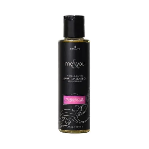 Sensuva - Me & You Massage Oil 4.2 oz Pomegranate Fig/Coconut Plumeria