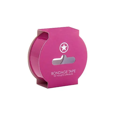 Ouch - Non Sticky Bondage Tape for Naughty Pleasure 17.5m Pink