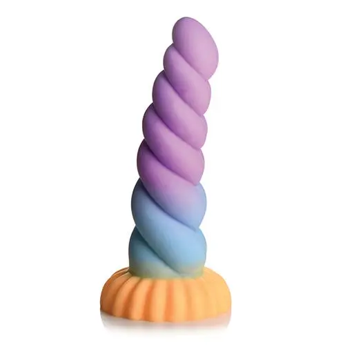 Creature Cocks - Unicorn Silicone Suction Cup Dildo Multi Color