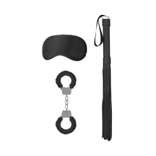 Ouch Black and White - Introductory Bondage Kit #1 Black