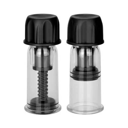 Calexotics - Nipple Play - Vacuum Twist Suckers - Black