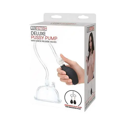 Lux Fetish - Deluxe Pussy Pump with Quick Release Valves