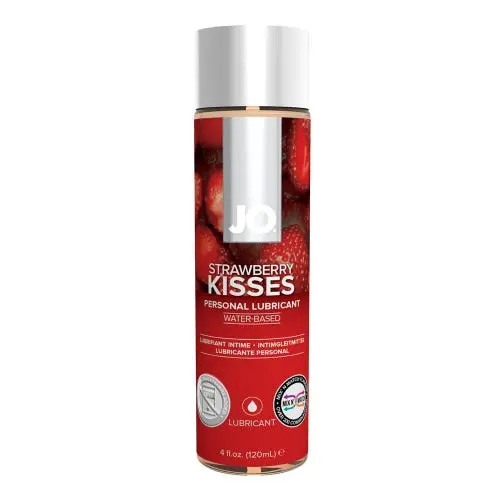 JO - H2O Strawberry Kisses Edible Water Based Lubricant 120ml