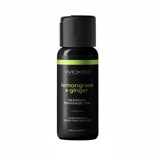 Wicked Sensual Care - Lemongrass and Ginger Massage Oil 120 ml