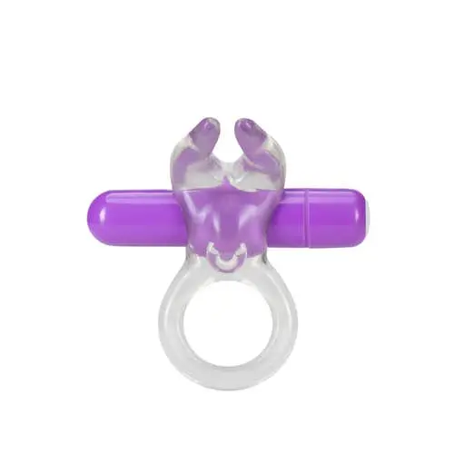 Play with Me - Bull Vibrating Cock Ring Purple