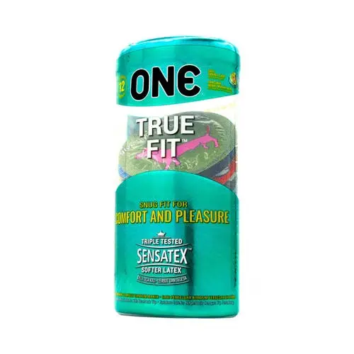 One - True Fit 12 pcs Latex Condoms