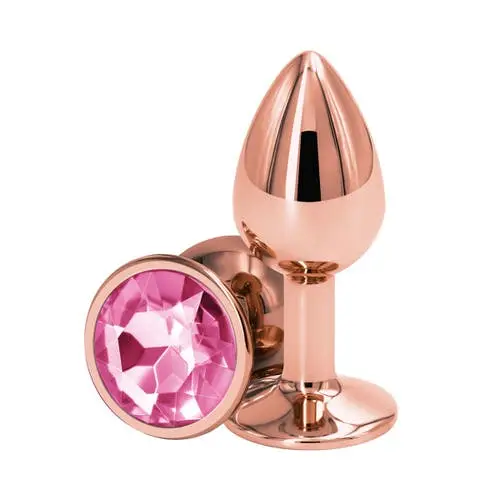 NS Novelties - Rear Assets Metallic Anal Plug Rose Gold Small