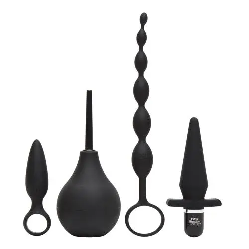 Fifty Shades Of Grey - Pleasure Overload Starter Anal Kit 4 Piece Kit